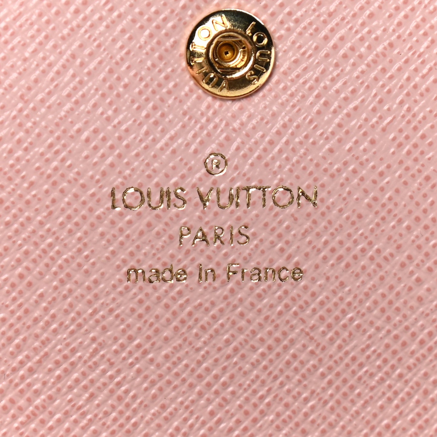 Monogram Emilie Wallet Rose Ballerine