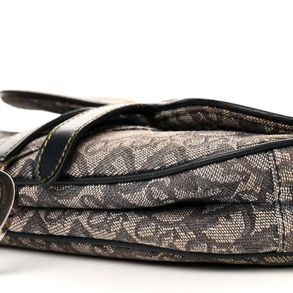 Christian Dior Monogram Saddle Bag Blue 10 of 19