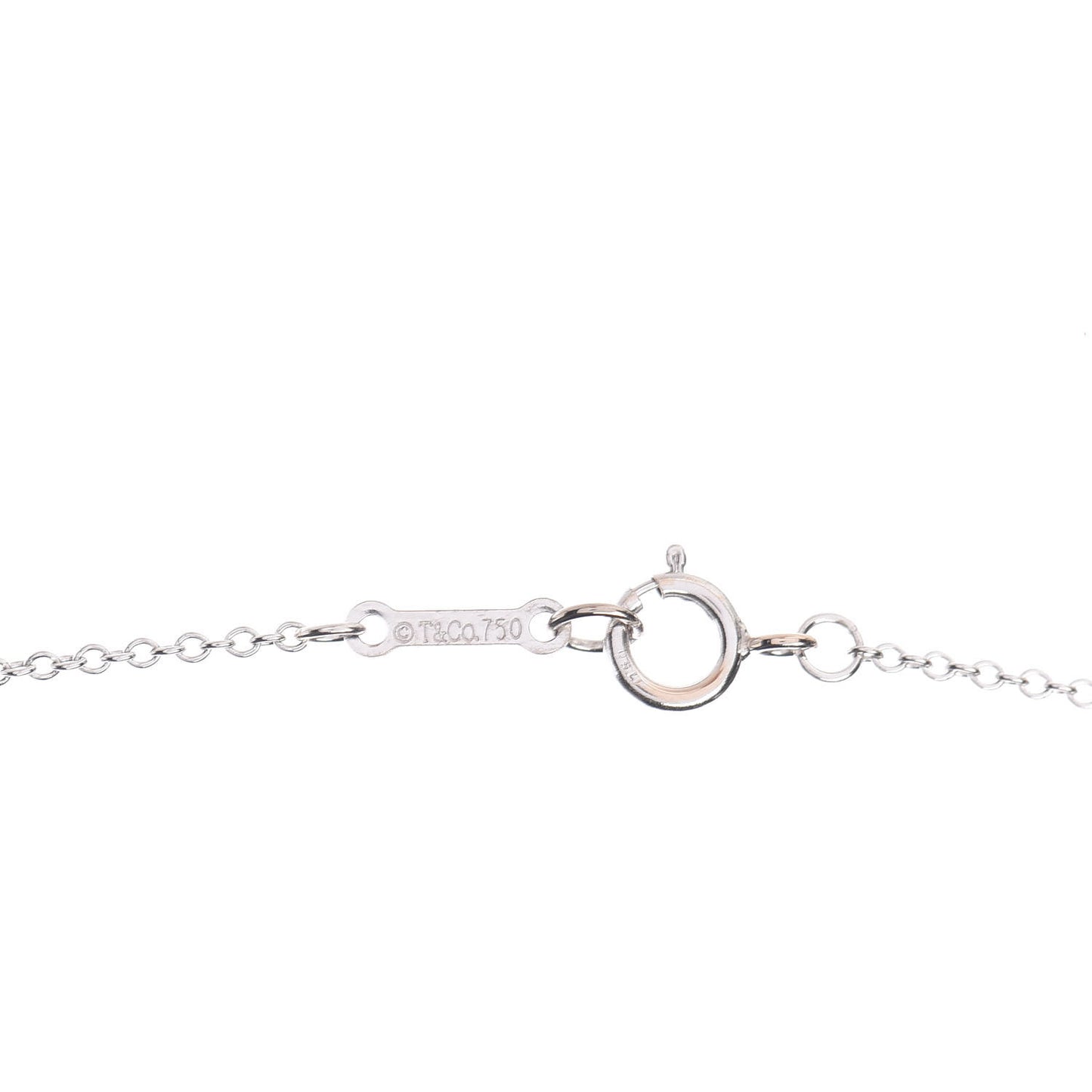 18K White Gold Diamond Paloma Picasso Jolie Flower Necklace
