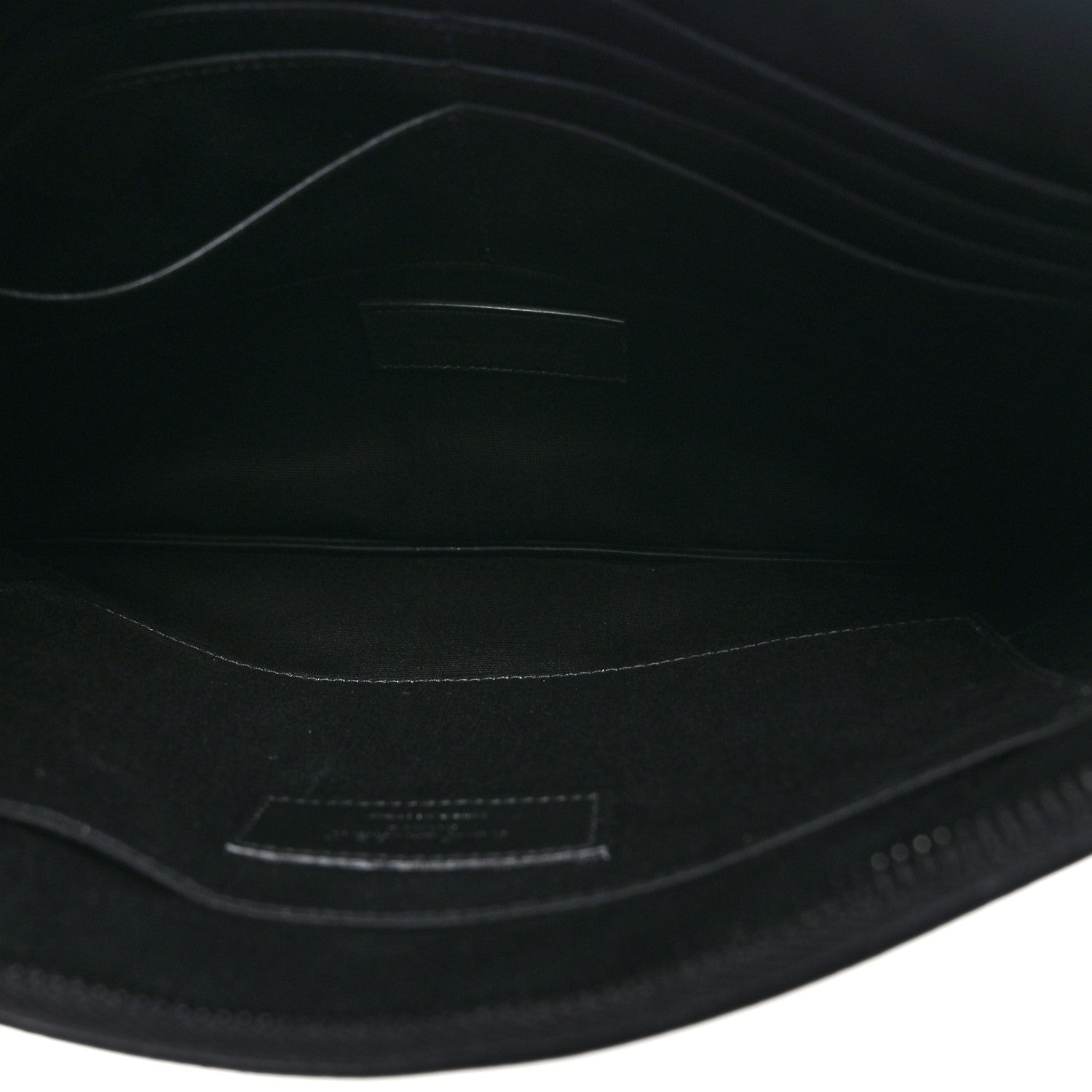 Saint Laurent Grain De Poudre Zipped Tablet Holder Black 5 of 8