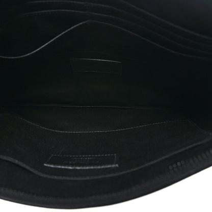 Saint Laurent Grain De Poudre Zipped Tablet Holder Black 5 of 8