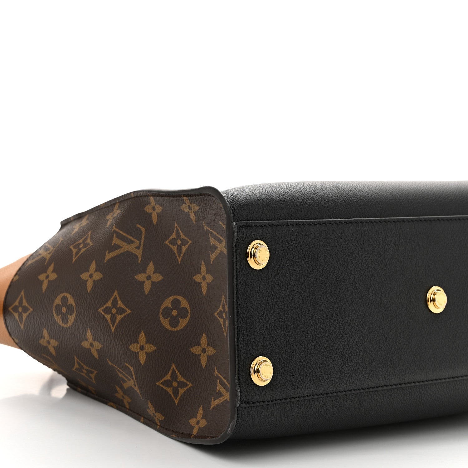 Louis Vuitton Calfskin Monogram On My Side Black 8 of 9