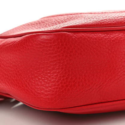 Gucci Pebbled Calfskin Small Soho Disco Bag Tabasco Red 8 of 11