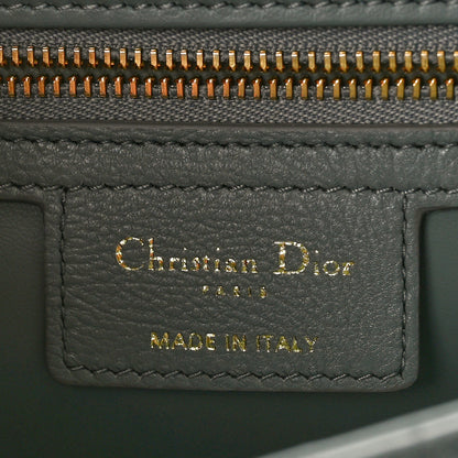 Christian Dior Calfskin Cannage Medium Caro Bag Ethereal Grey 6 of 10