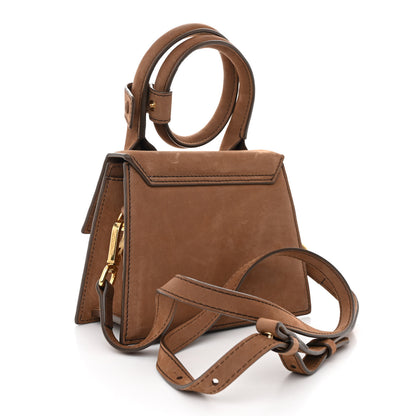 Jacquemus Suede Le Chiquito Noeud Brown 3 of 9