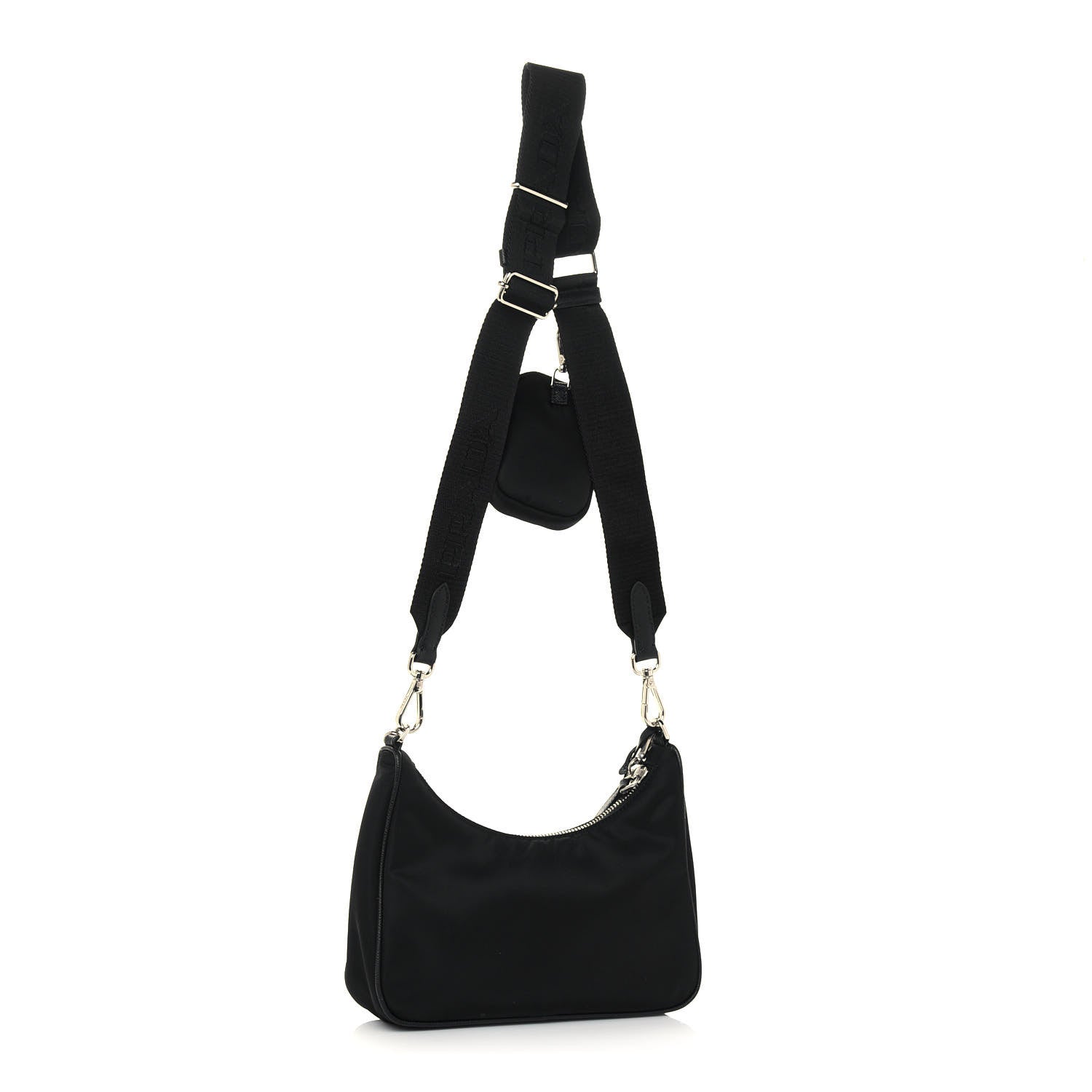 Prada Nylon Re-Edition 2005 Shoulder Bag Black 3 of 11