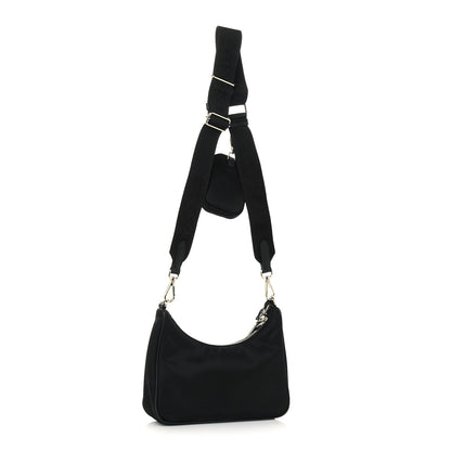 Prada Nylon Re-Edition 2005 Shoulder Bag Black 3 of 11