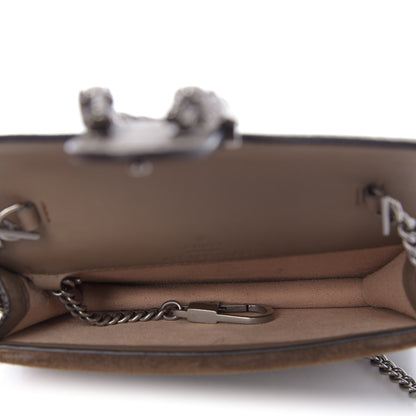 Gucci GG Supreme Monogram Super Mini Dionysus Shoulder Bag Taupe 5 of 9