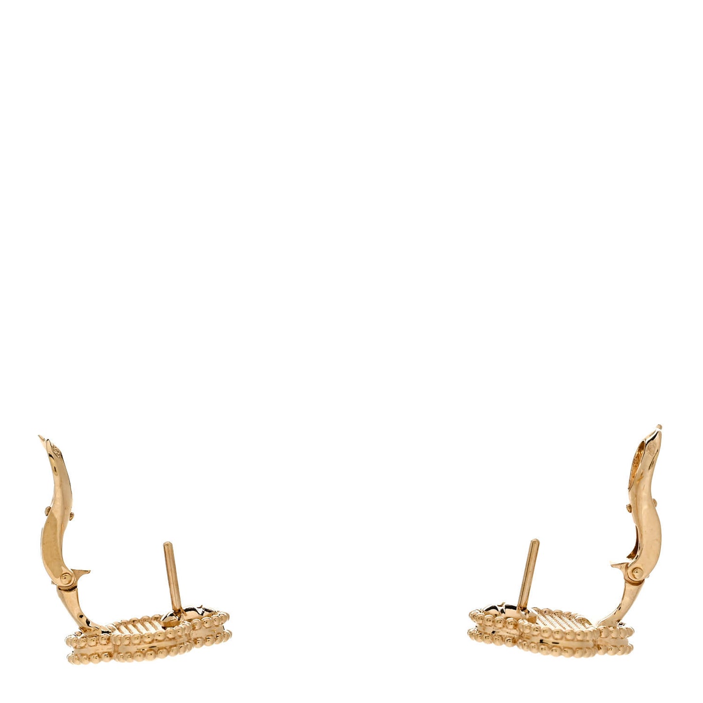 18K Yellow Gold Vintage Alhambra Earrings