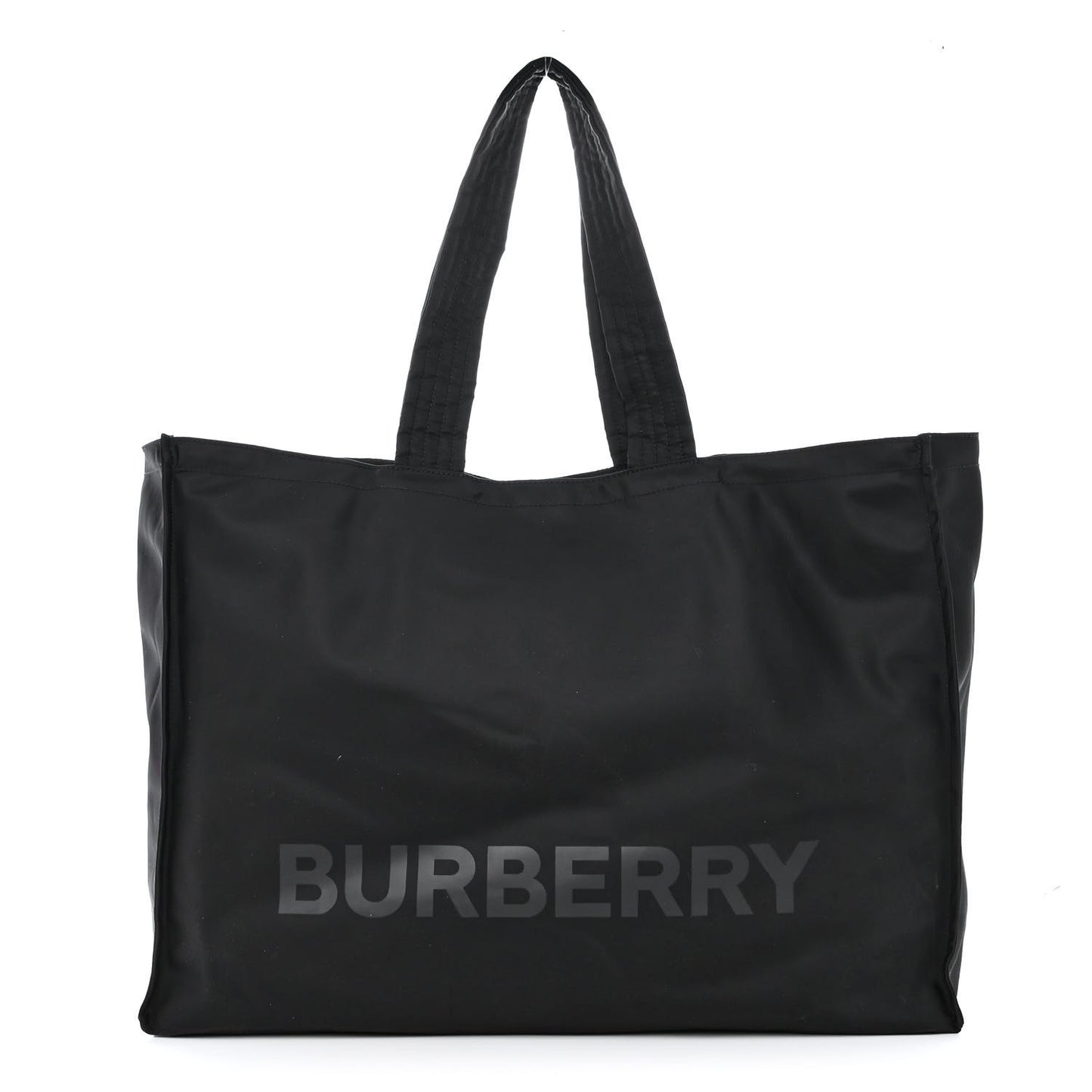 Nylon Trench Tote Black