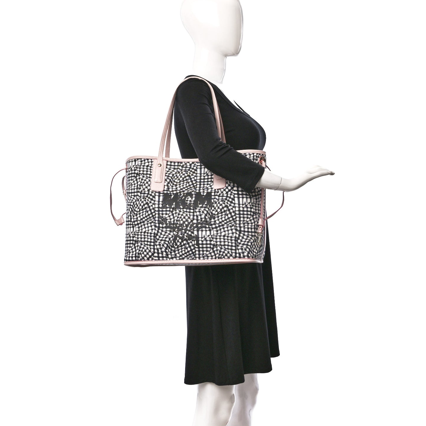 Visetos Medium Liz Reversible Shopper Tote Soft Pink