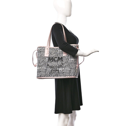 MCM Visetos Medium Liz Reversible Shopper Tote Soft Pink 2 of 13