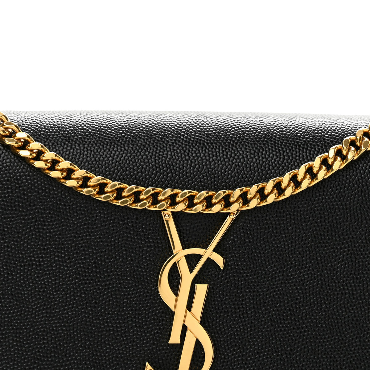 Grain De Poudre Small Monogram Kate Satchel Black