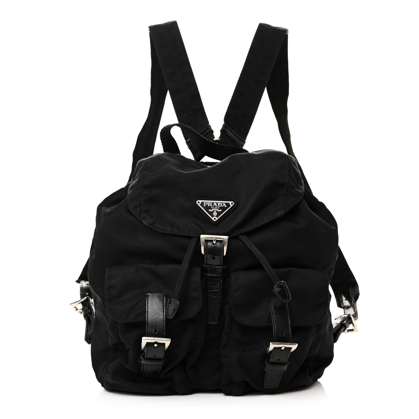 Nylon Vela Small Backpack Black