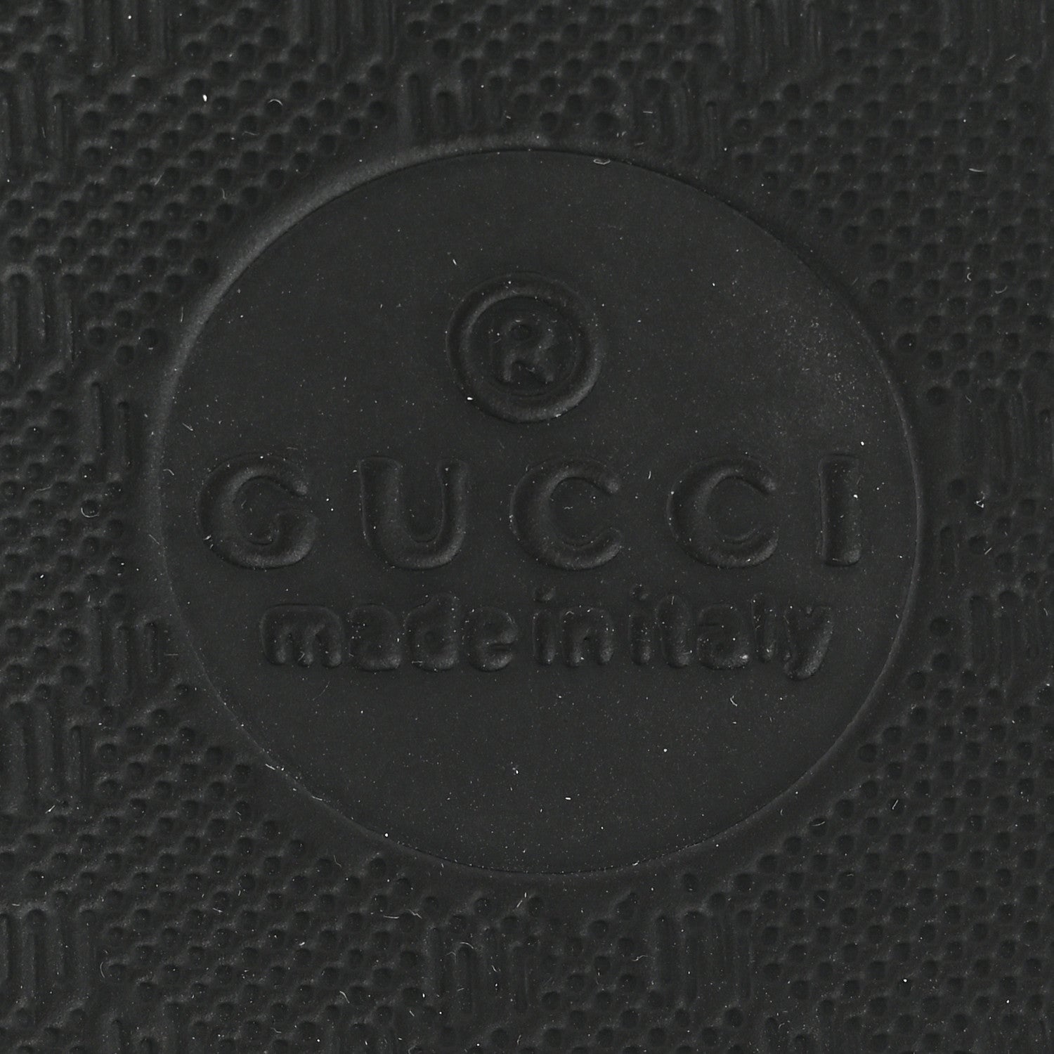 Gucci Microguccissima Mens Slide Sandals 12 Black 6 of 15
