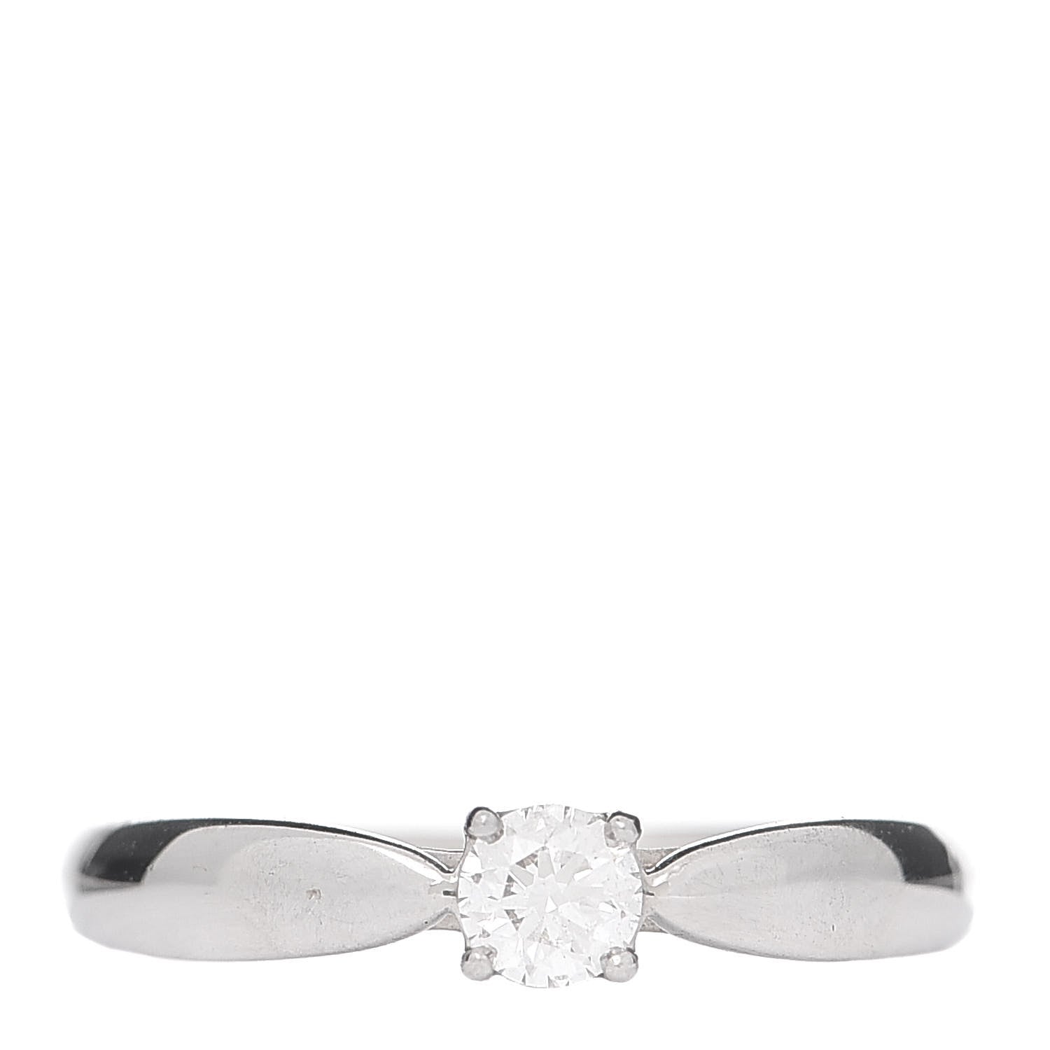 Tiffany Platinum Diamond .18ct Harmony Solitaire Engagement Ring 49 5 1 of 5