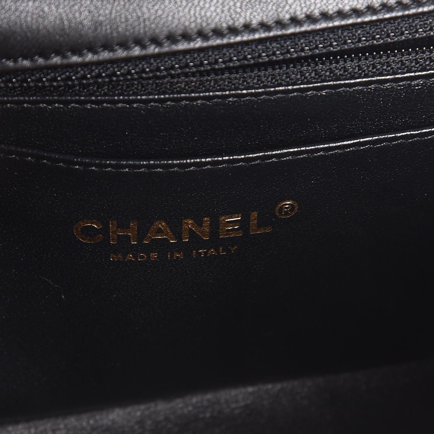 Chanel Lambskin Quilted Mini Rectangular Flap Black 6 of 7