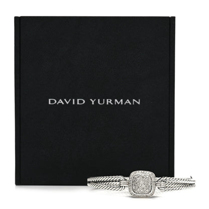 David Yurman Sterling Silver Diamond Albion Cable Bracelet 4 of 4