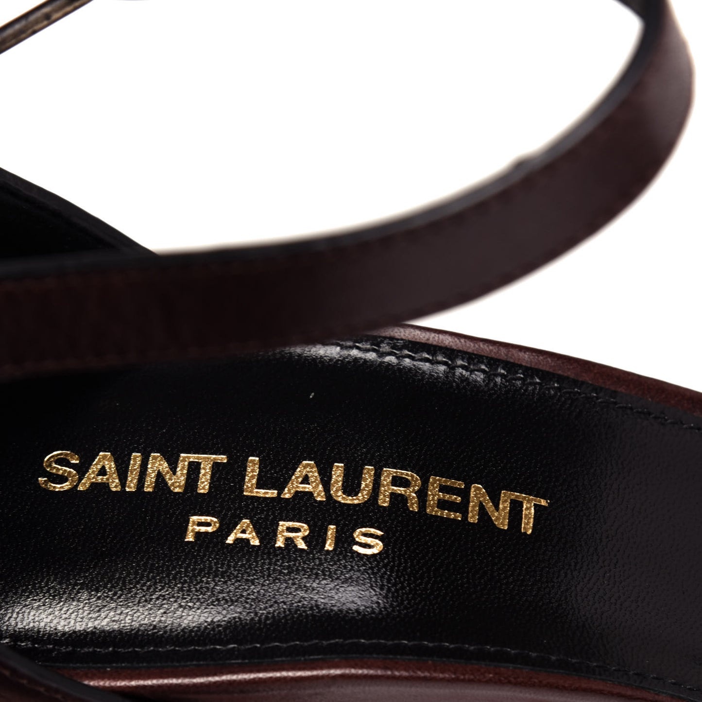 Calfskin Opyum Sandals 37.5 Brown