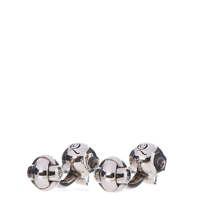 Alexander McQueen Skull Swarovski Crystal Cufflinks 3 of 5