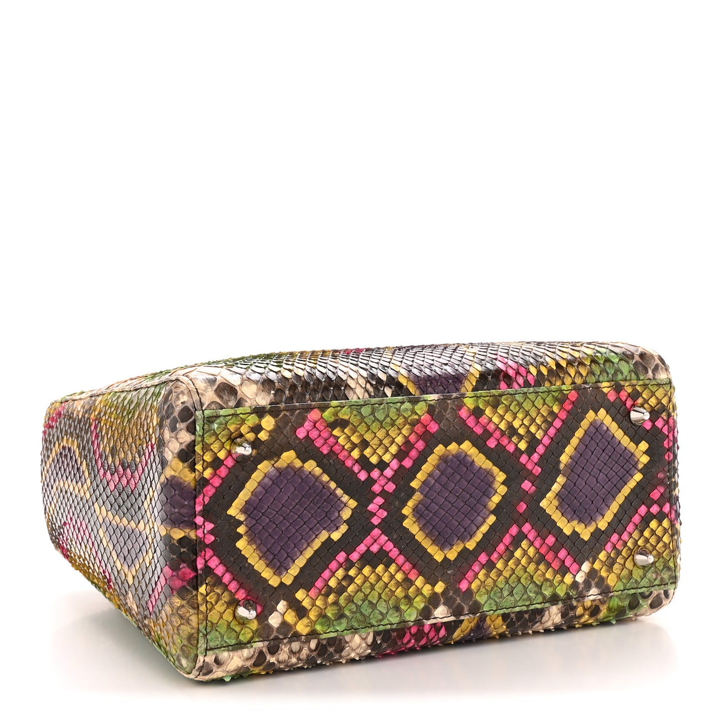 Snakeskin Medium Lady Dior Multicolor