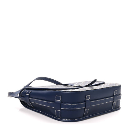Goyard Goyardine Belvedere II MM Messenger Bag Navy 3 of 8