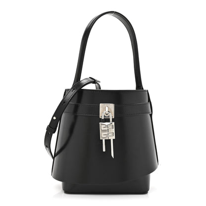 Givenchy Box Calfskin Shark Lock Bucket Bag Black 1 of 9