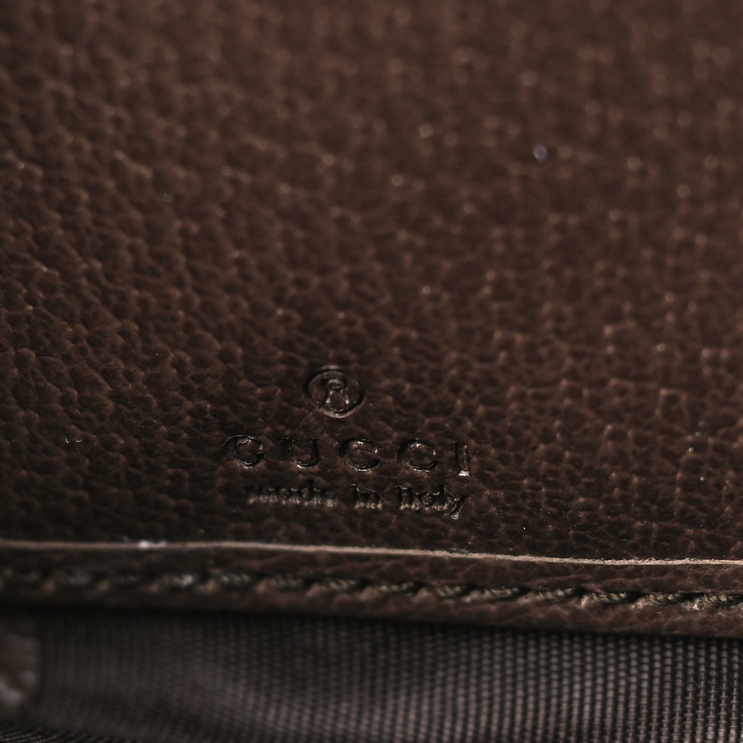 Gucci GG Supreme Monogram Web Ophidia Zip Around Wallet Brown 6 of 7