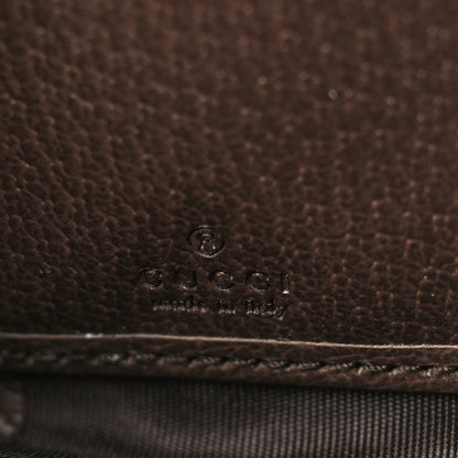Gucci GG Supreme Monogram Web Ophidia Zip Around Wallet Brown 6 of 7