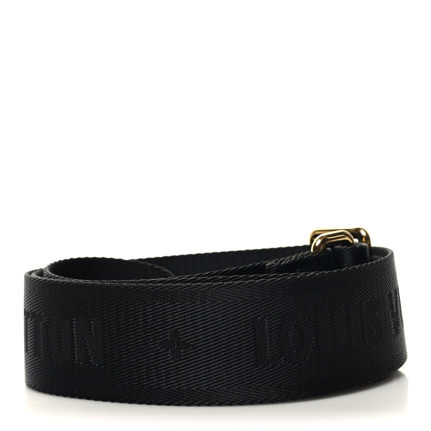 Nylon Petite Malle Souple Shoulder Strap Black