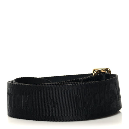 Louis Vuitton Nylon Petite Malle Souple Shoulder Strap Black 2 of 3
