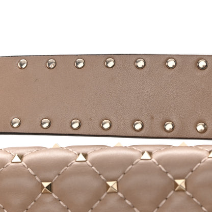 Valentino Garavani Lambskin Medium Rockstud Spike Shoulder Bag Poudre 14 of 15