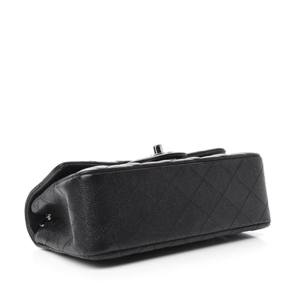 Chanel Iridescent Caviar Quilted Mini Rectangular Flap Black 4 of 11
