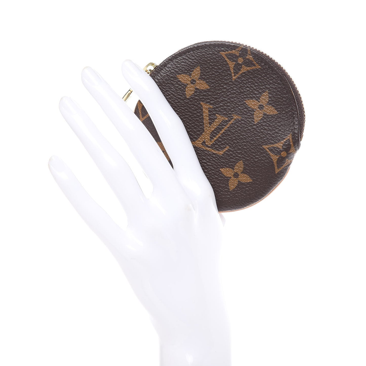 Monogram Round Coin Purse