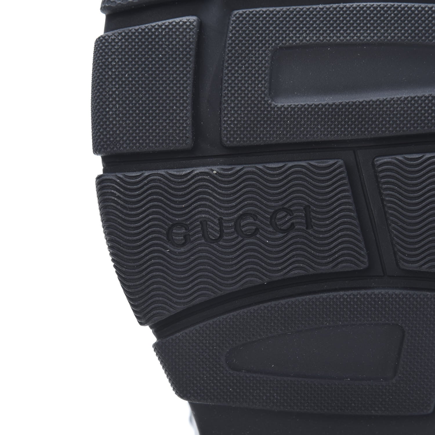 Gucci X SEGA Nappa Mesh Mens Aguru Sandals 12 Loess Black 6 of 6