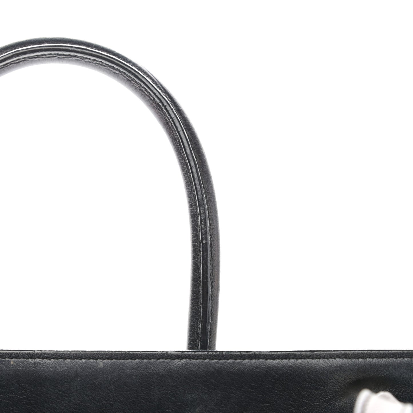 Calfskin Small Sac De Jour Black