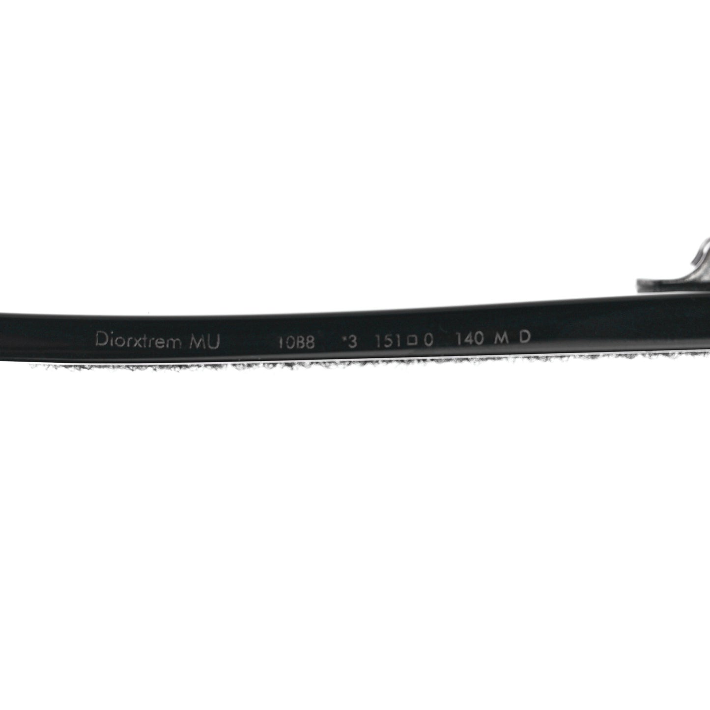 Acetate Diorxtrem MU Oblique Mask Sunglasses Black