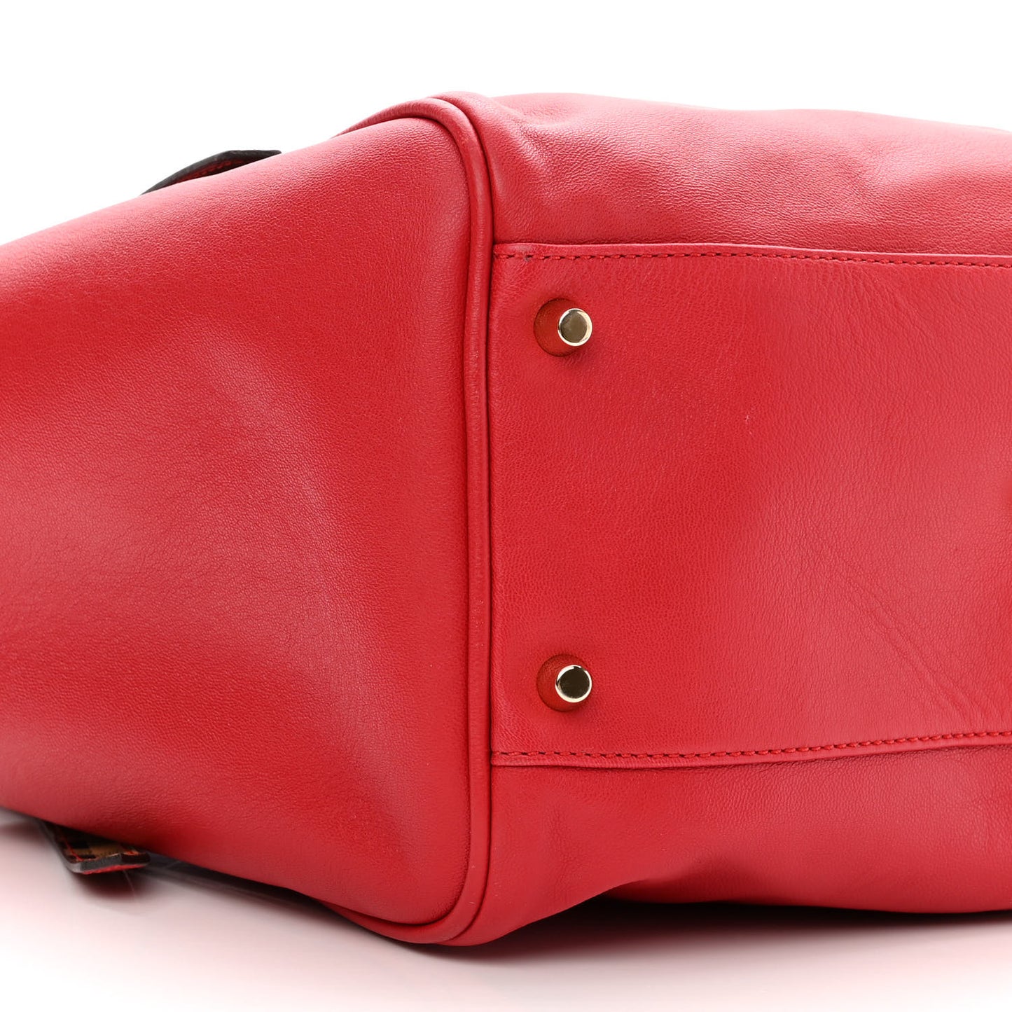 Calfskin Haymarket Check Small Canterbury Tote Red