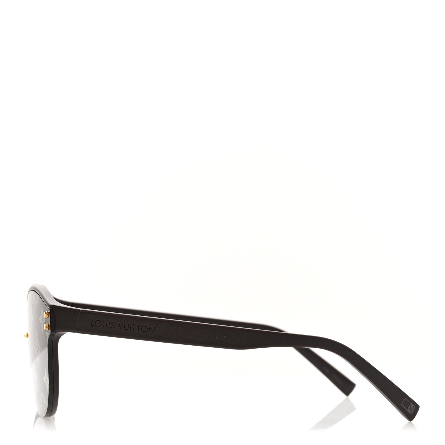 Louis Vuitton Acetate LV Waimea Round Sunglasses Z1487W Brown 3 of 7