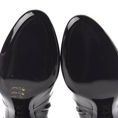 Louis Vuitton Patent Silhouette Ankle Boots 39.5 Black 7 of 7