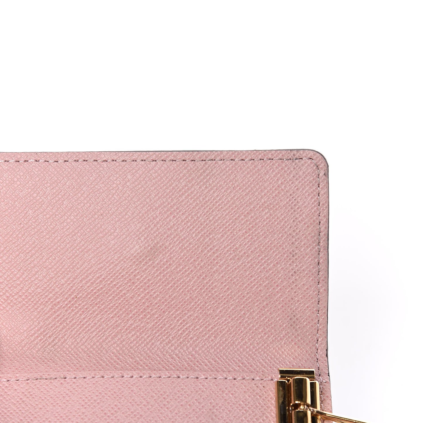 Damier Ebene Multicles 6 Key Holder Rose Ballerine