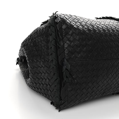 Bottega Veneta Nappa Intrecciato Large Franges Shoulder Bag Black 5 of 9