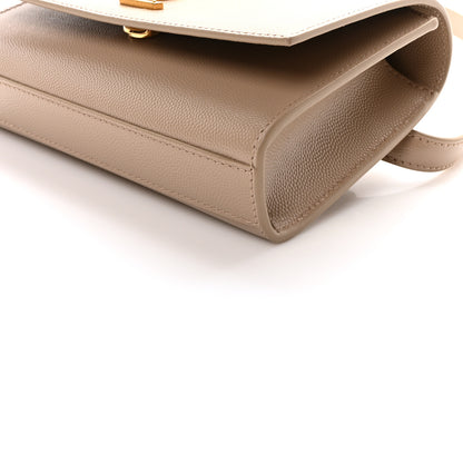 Saint Laurent Grain De Poudre Monogram Kate Belt Bag Dark Beige 9 of 9