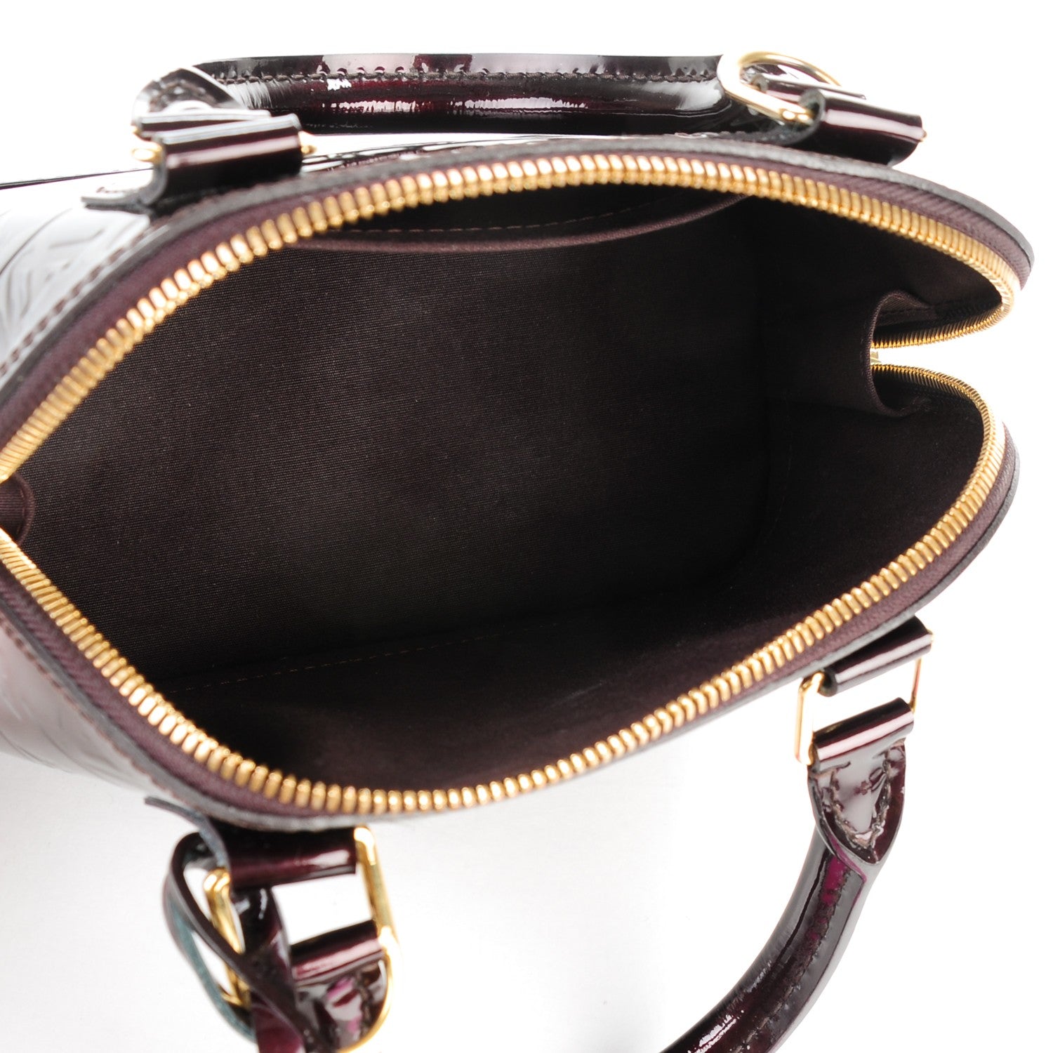Louis Vuitton Vernis Alma BB Amarante 5 of 7