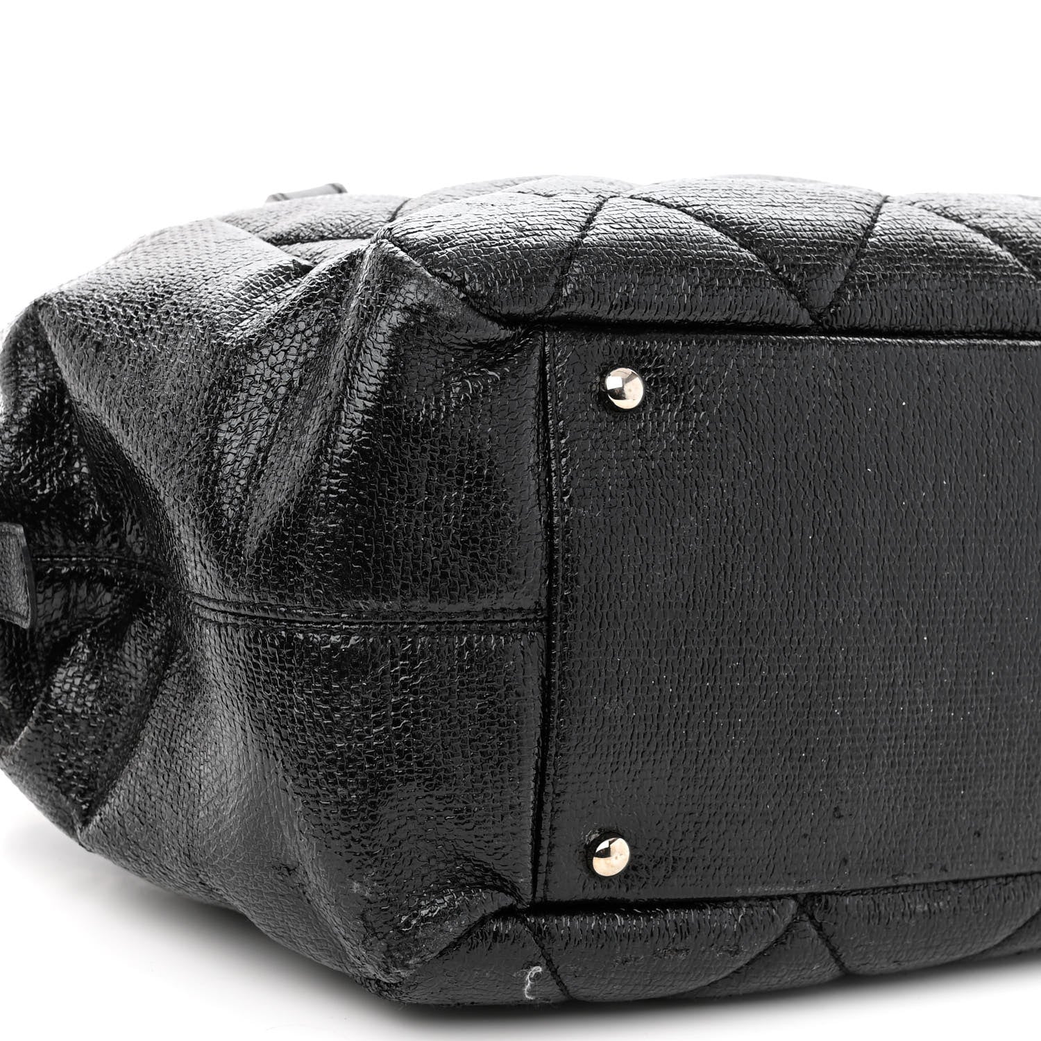 Chanel Coated Canvas Paris Biarritz Satchel Black 8 of 14