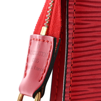 Louis Vuitton Epi Pochette Accessories 21 Castillan Red 13 of 15