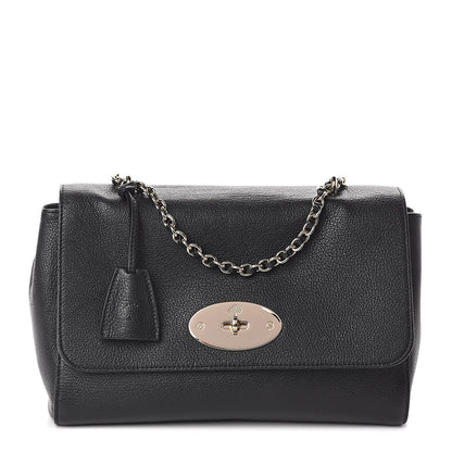 Mulberry Glossy Goatskin Medium Lily Black 1 of 9