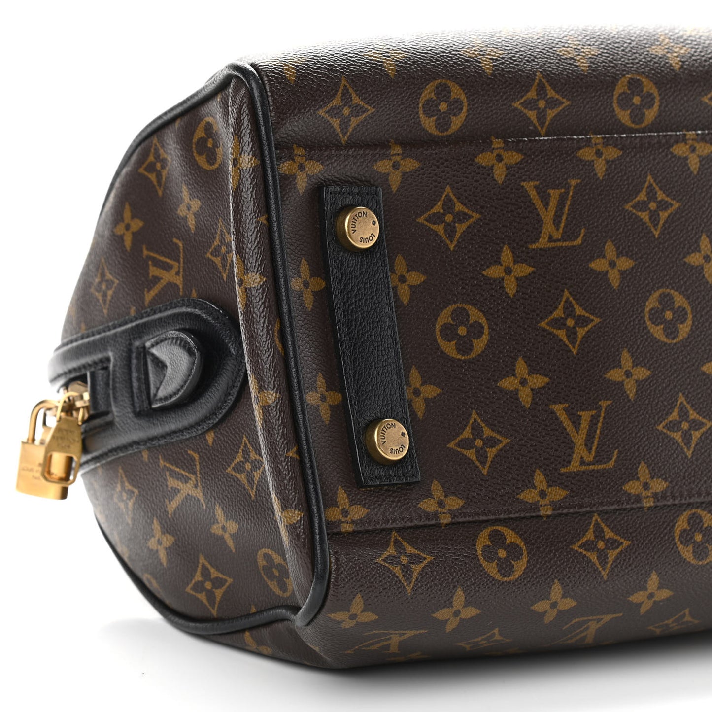 Monogram Golden Arrow Speedy Black