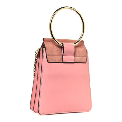 Chloe Suede Calfskin Mini Faye Bracelet Bag Washed Pink 2 of 11
