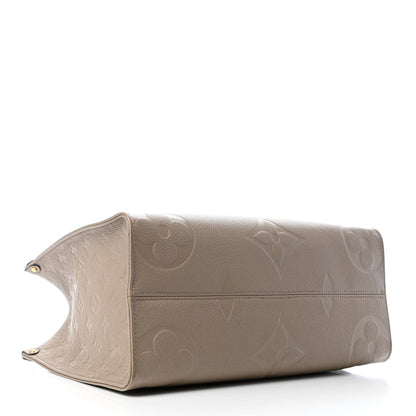 Louis Vuitton Empreinte Monogram Giant Onthego MM Tourterelle 3 of 4
